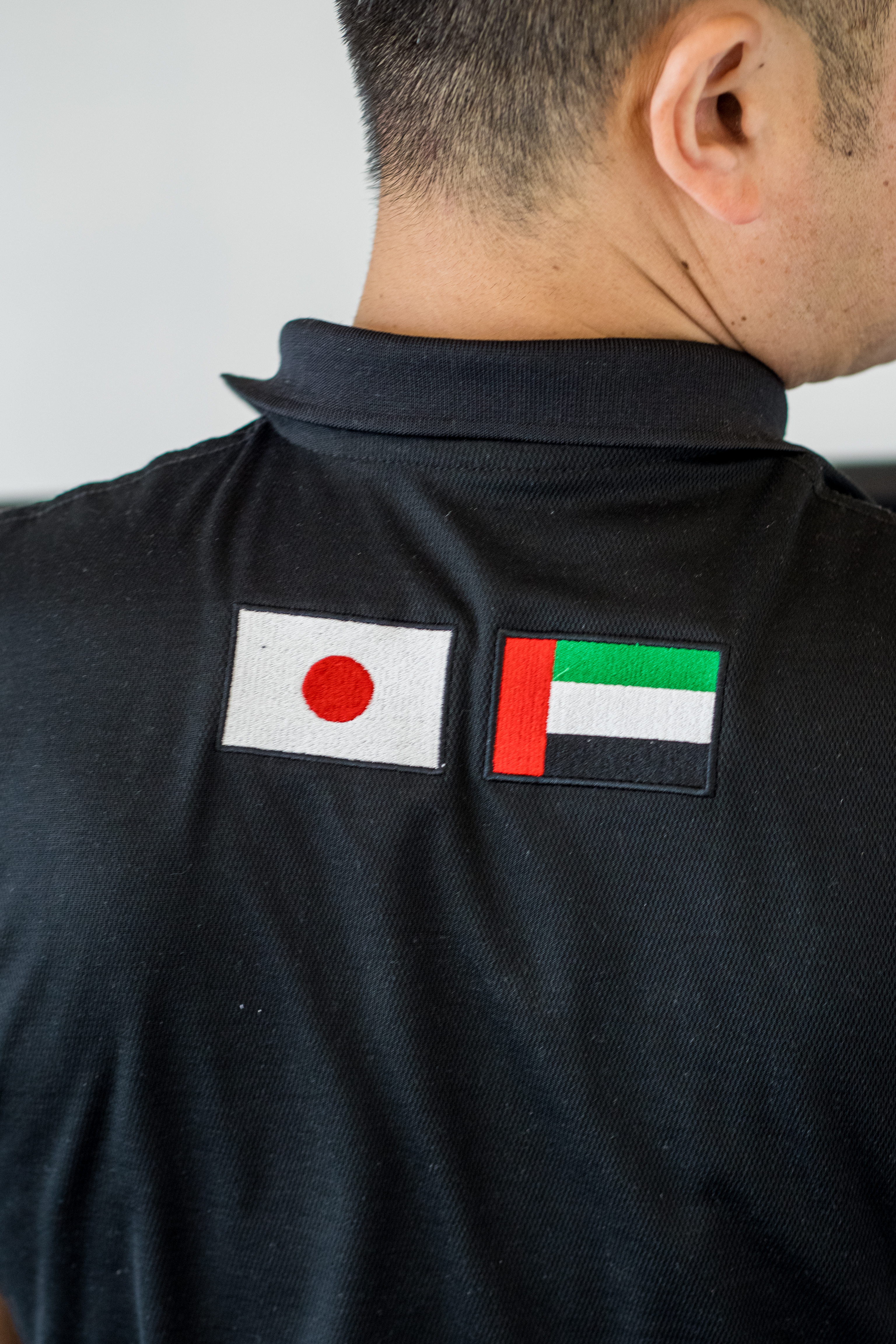 The flags of Japan and the UAE